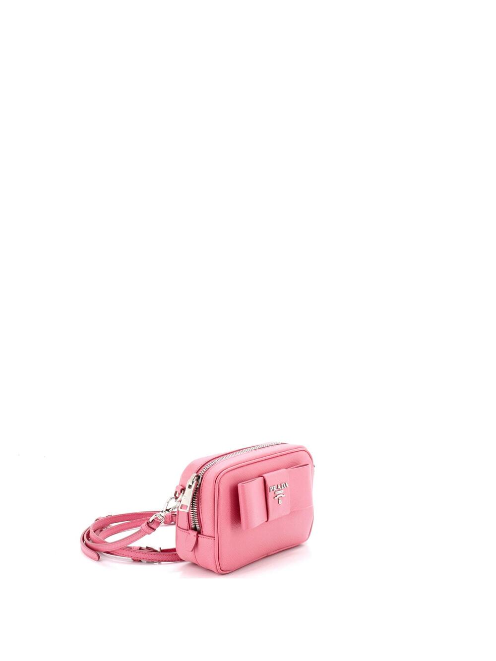 Prada Bow Camera Crossbody Bag Saffiano #244768P82B - Picture 2 of 7